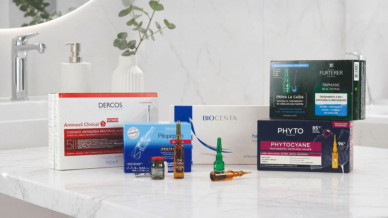 ampollas para la alopecia